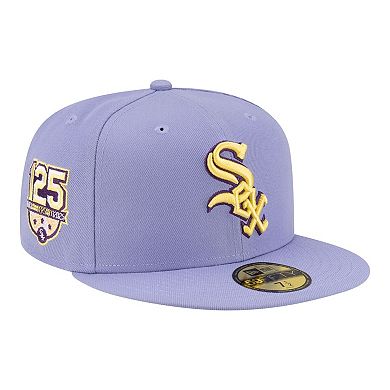 Men's New Era Light Purple Chicago White Sox Lavender Bloom 59FIFTY Fitted Hat