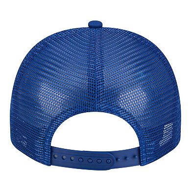 Youth New Era Royal New York Mets Logo Fade A-Frame 9FIFTY Snapback Hat