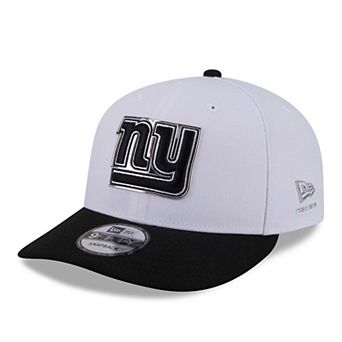 Men's New Era White/Black New York Giants 2026 NFL Draft Pre-Curved 9FIFTY Snapback Hat