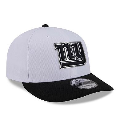 Men's New Era White/Black New York Giants 2026 NFL Draft Pre-Curved 9FIFTY Snapback Hat