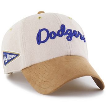 Men's '47 x Stoney Clover Lane Natural/Tan Los Angeles Dodgers Script Charm Clean Up Adjustable Hat