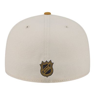 Men's New Era Cream/Tan Washington Capitals Colorpack Two-Tone 59FIFTY Fitted Hat