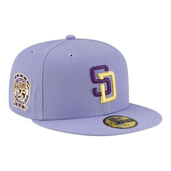 Men's New Era Light Purple San Diego Padres Lavender Bloom 59FIFTY Fitted Hat