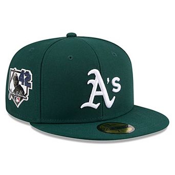 Men's New Era Green Athletics 2026 Jackie Robinson Day 59FIFTY Fitted Hat