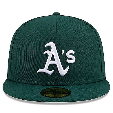 Men's New Era Green Athletics 2026 Jackie Robinson Day 59FIFTY Fitted Hat