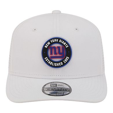 Men's New Era White New York Giants COOLERA 9SEVENTY Adjustable Hat