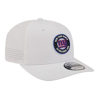 Men's New Era White New York Giants COOLERA 9SEVENTY Adjustable Hat