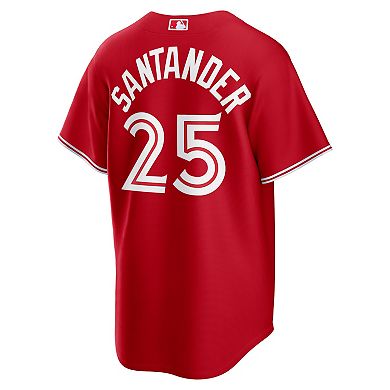 Men's Nike Anthony Santander Red Toronto Blue Jays Canada Day Replica Jersey