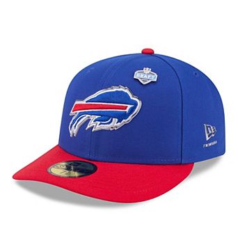 Men's New Era Royal/Red Buffalo Bills 2026 NFL Draft Pre-Curved 59FIFTY Fitted Hat