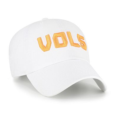 Men's '47 White Tennessee Volunteers Clean Up Adjustable Hat