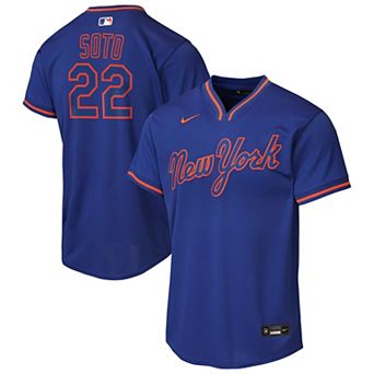 Youth Nike Juan Soto Royal New York Mets Alternate Replica Jersey