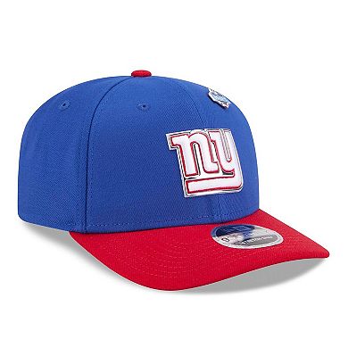 Men's New Era Royal/Red New York Giants 2026 NFL Draft 9SEVENTY Adjustable Hat