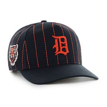 Men's '47 x Rawlings Navy Detroit Tigers Pinstripe Hitch Adjustable Hat