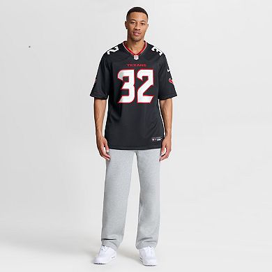 Men's Nike David Montgomery Navy Houston Texans Game Jersey