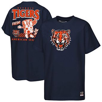 Youth Mitchell & Ness Navy Detroit Tigers Cooperstown Concession T-Shirt