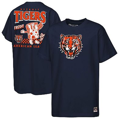 Youth Mitchell & Ness Navy Detroit Tigers Cooperstown Concession T-Shirt