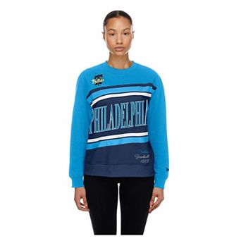 Women's New Era Navy Philadelphia Phillies City Connect Gameday Crewneck Fleece Sweatshirt