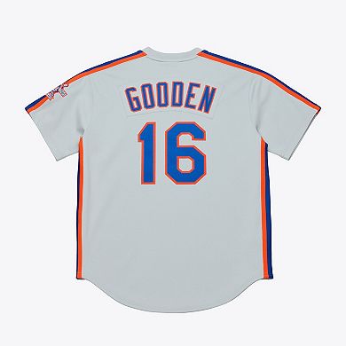 Men's Mitchell & Ness Dwight Gooden White New York Mets 1986 Authentic Jersey