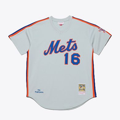 Men's Mitchell & Ness Dwight Gooden White New York Mets 1986 Authentic Jersey
