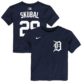 Toddler Tarik Skubal Navy Detroit Tigers Name & Number T-Shirt