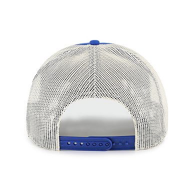 Men's '47 Blue New York Knicks Emmett Heavy Twill Trucker Hitch Adjustable Hat