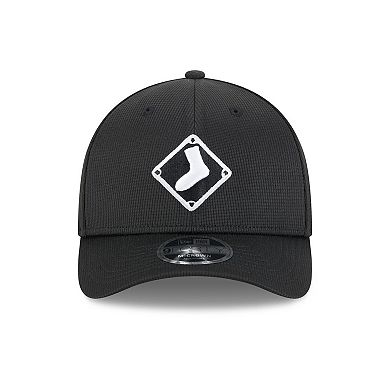 Men's New Era Black Chicago White Sox 2025 Batting Practice 9FORTY M-Crown Adjustable Hat
