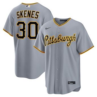 Men's Nike Paul Skenes Gray Pittsburgh Pirates Road Replica Jersey