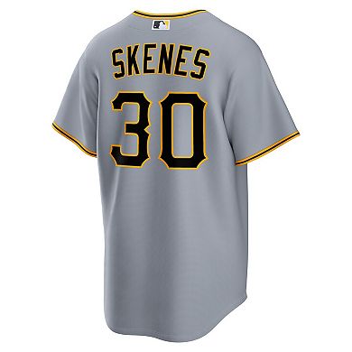 Men's Nike Paul Skenes Gray Pittsburgh Pirates Road Replica Jersey