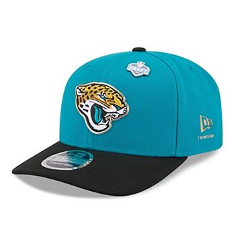 Men's New Era Teal/Black Jacksonville Jaguars 2026 NFL Draft 9SEVENTY Adjustable Hat