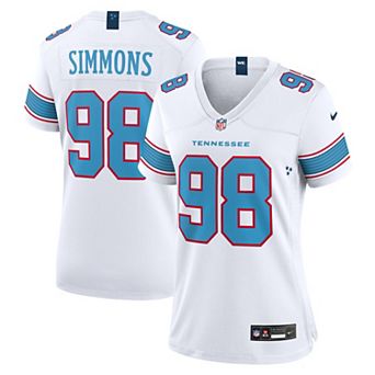 Women's Nike Jeffery Simmons White Tennessee Titans Game Jersey
