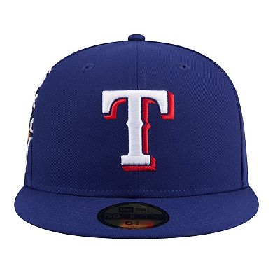 Men's New Era Royal Texas Rangers Hidden Hit 59FIFTY Fitted Hat