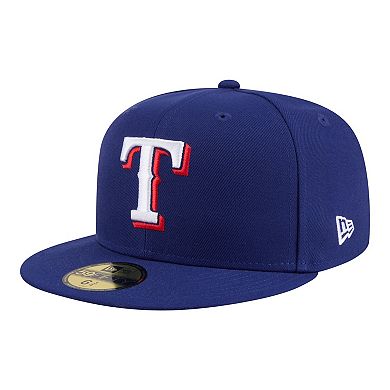 Men's New Era Royal Texas Rangers Hidden Hit 59FIFTY Fitted Hat