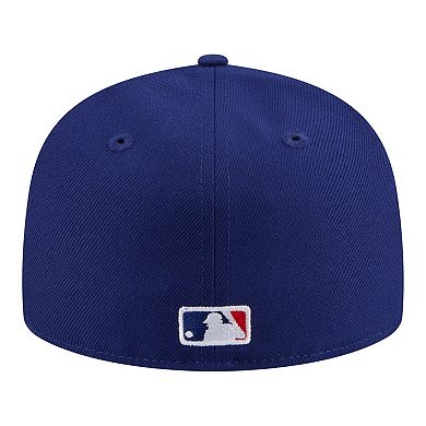 Men's New Era Royal Texas Rangers Hidden Hit 59FIFTY Fitted Hat