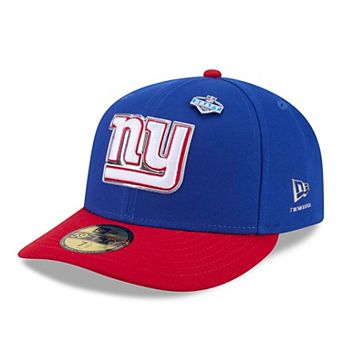 Men's New Era Royal/Red New York Giants 2026 NFL Draft Pre-Curved 59FIFTY Fitted Hat