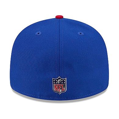 Men's New Era Royal/Red New York Giants 2026 NFL Draft Pre-Curved 59FIFTY Fitted Hat