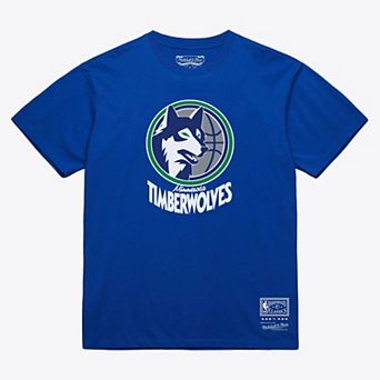 Unisex Mitchell & Ness Royal Minnesota Timberwolves Hardwood Classics Arch T-Shirt