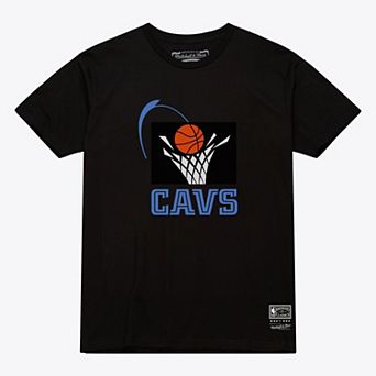 Unisex Mitchell & Ness Black Cleveland Cavaliers Hardwood Classics Arch T-Shirt