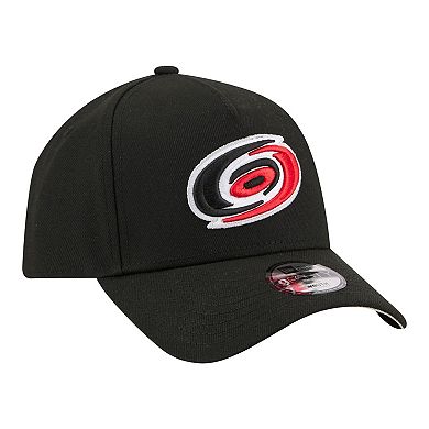 Youth New Era Black Carolina Hurricanes 9FORTY A-Frame Adjustable Hat