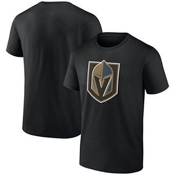 Men's Logo Athletic Black Vegas Golden Knights Essential T-Shirt