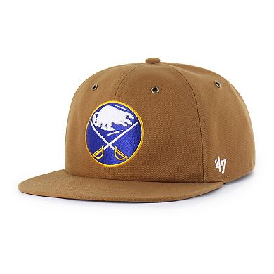 Men's Carhartt x '47 Tan Buffalo Sabres Captain Snapback Hat