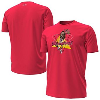 Men's Under Armour Len Bias Red Maryland Terrapins Player Graphic T-Shirt