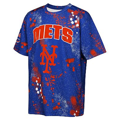 Youth Outerstuff Royal New York Mets Y2 Tech Stadium Lights T-Shirt