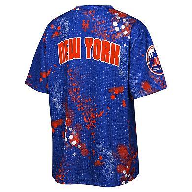 Youth Outerstuff Royal New York Mets Y2 Tech Stadium Lights T-Shirt