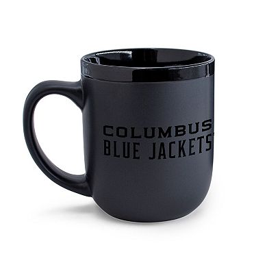 WinCraft Columbus Blue Jackets 17oz. Black Tonal Ceramic Mug