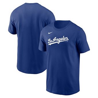 Men's Nike Royal Los Angeles Dodgers Alternate Wordmark T-Shirt