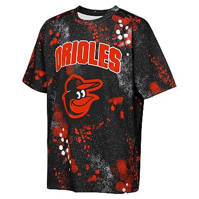 Youth Outerstuff Black Baltimore Orioles Y2 Tech Stadium Lights T-Shirt