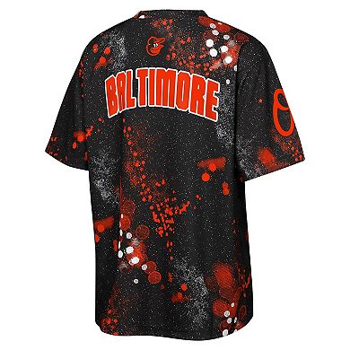 Youth Outerstuff Black Baltimore Orioles Y2 Tech Stadium Lights T-Shirt