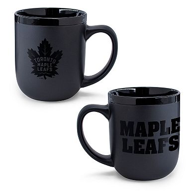 WinCraft Toronto Maple Leafs 17oz. Black Tonal Ceramic Mug