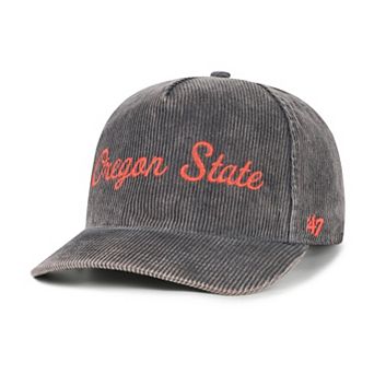 Men's '47 Gray Oregon State Beavers Reclaim Snow Wash Corduroy Hitch Adjustable Hat