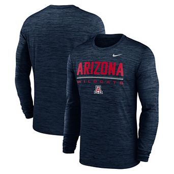 Men's Nike Navy Arizona Wildcats Sideline Velocity Dri-FIT Long Sleeve T-Shirt